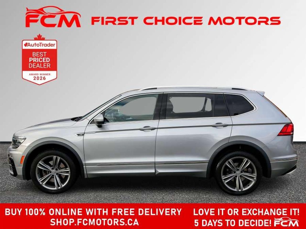 2020 Volkswagen Tiguan HIGHLINE R-LINE   FULLY CERTIFIED WITH WARRANTY Photo