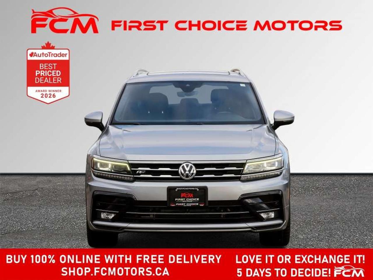 2020 Volkswagen Tiguan HIGHLINE R-LINE   FULLY CERTIFIED WITH WARRANTY Photo