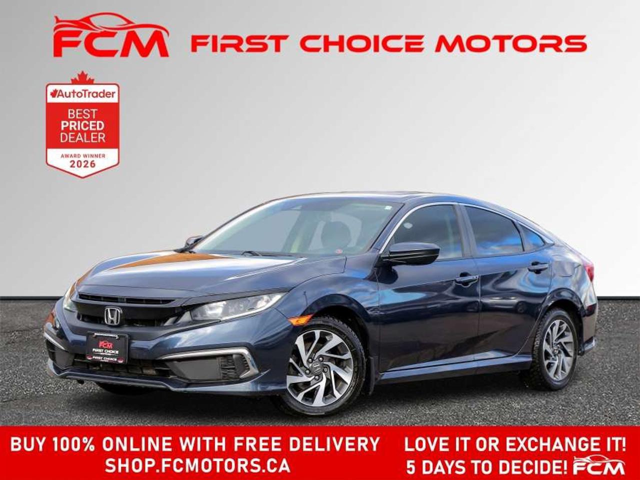 2019 Honda Civic EX   FULLY CERTIFIED WITH WARRANTY Photo0
