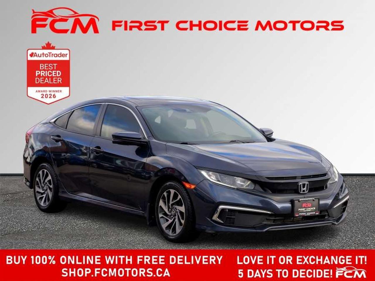 2019 Honda Civic EX   FULLY CERTIFIED WITH WARRANTY Photo