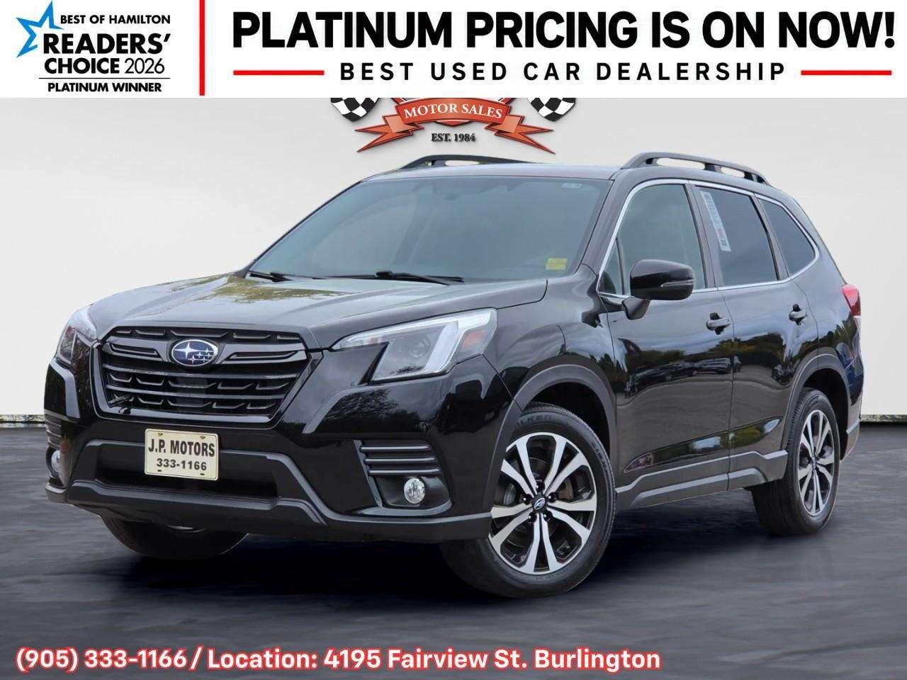 2022 Subaru Forester Limited Apple CarPlay & Android Auto • Power Sunroof • Leather Seating • Built-In Navigation System • Heated Front Seats Photo