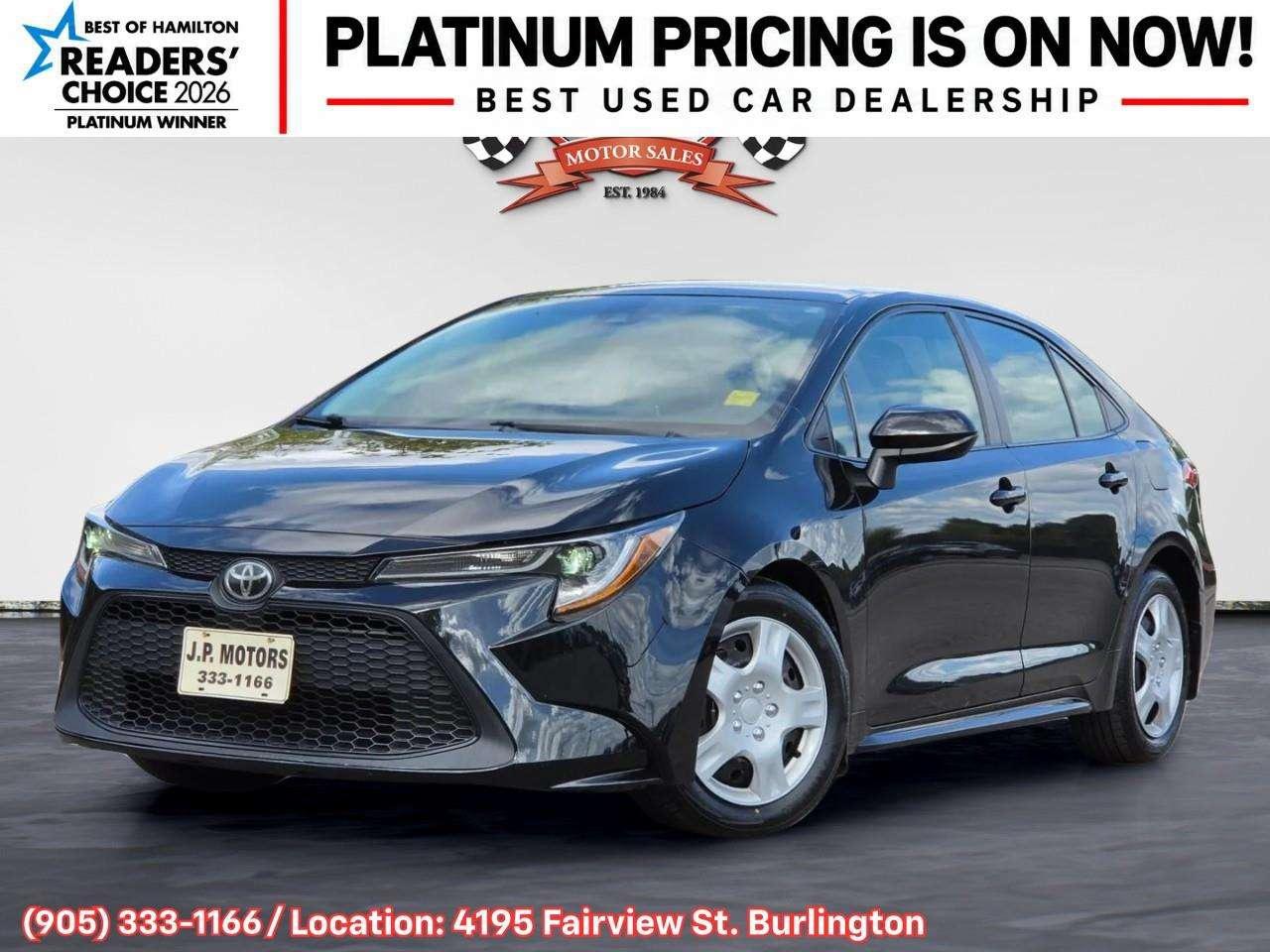 2020 Toyota Corolla LE Apple CarPlay & Android Auto • Lane Assist • Keyless Entry • Backup Camera • Cruise Control Photo0