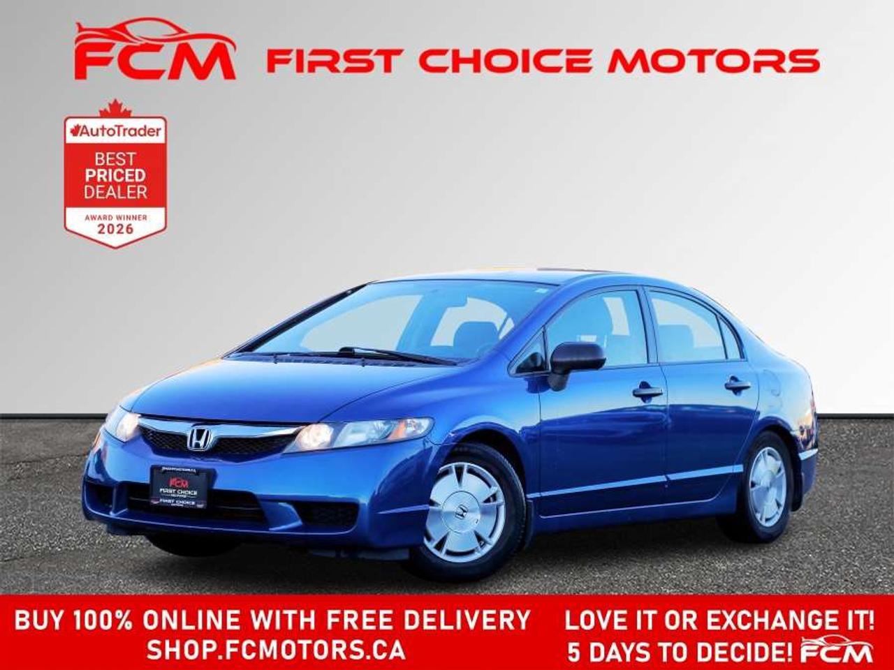 2011 Honda Civic DX-G   FULLY CERTIFIED WITH WARRANTY Photo0
