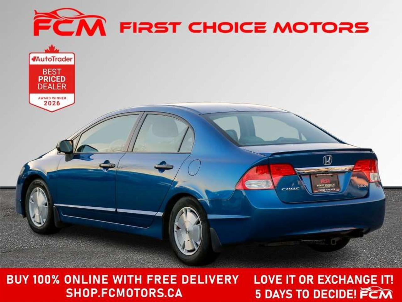 2011 Honda Civic DX-G   FULLY CERTIFIED WITH WARRANTY Photo4