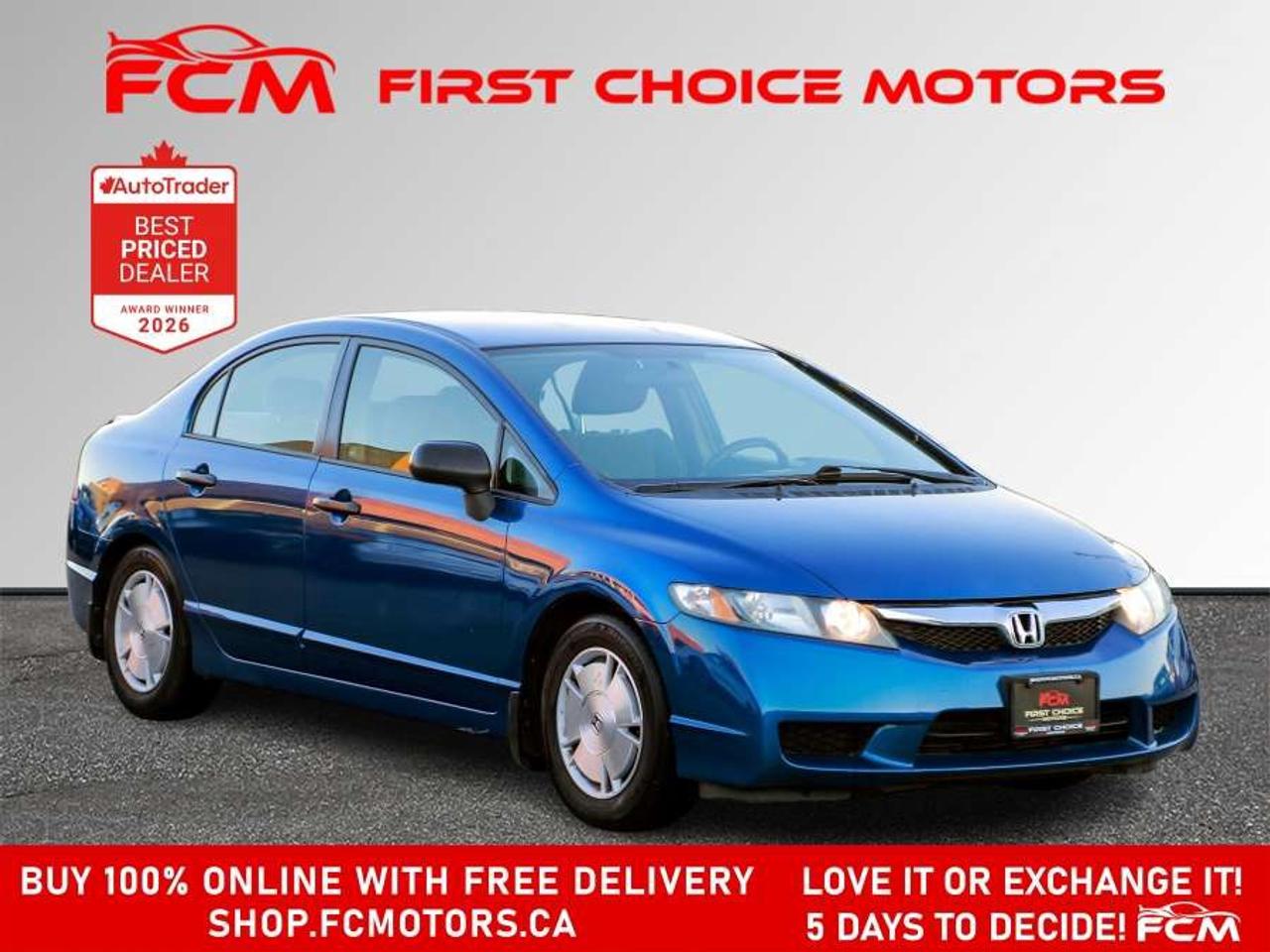 2011 Honda Civic DX-G   FULLY CERTIFIED WITH WARRANTY Photo
