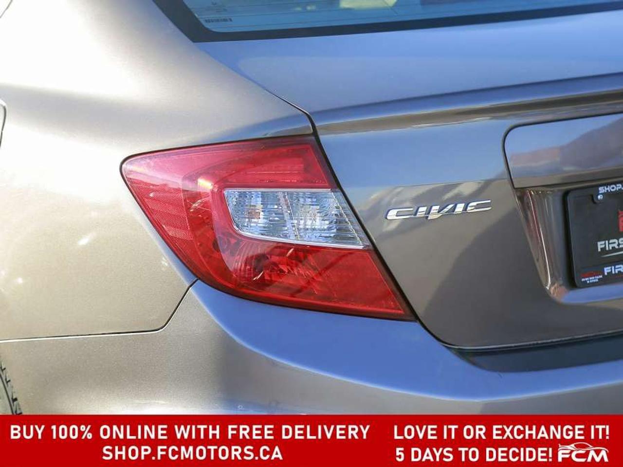 2012 Honda Civic LX   FULLY CERTIFIED WITH WARRANTY Photo