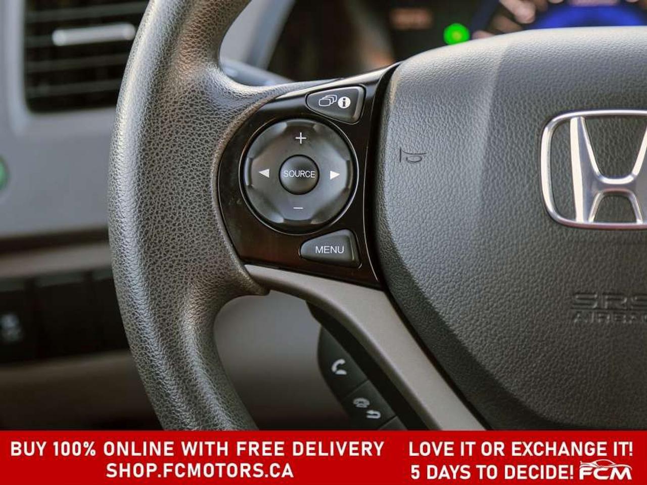 2012 Honda Civic LX   FULLY CERTIFIED WITH WARRANTY Photo