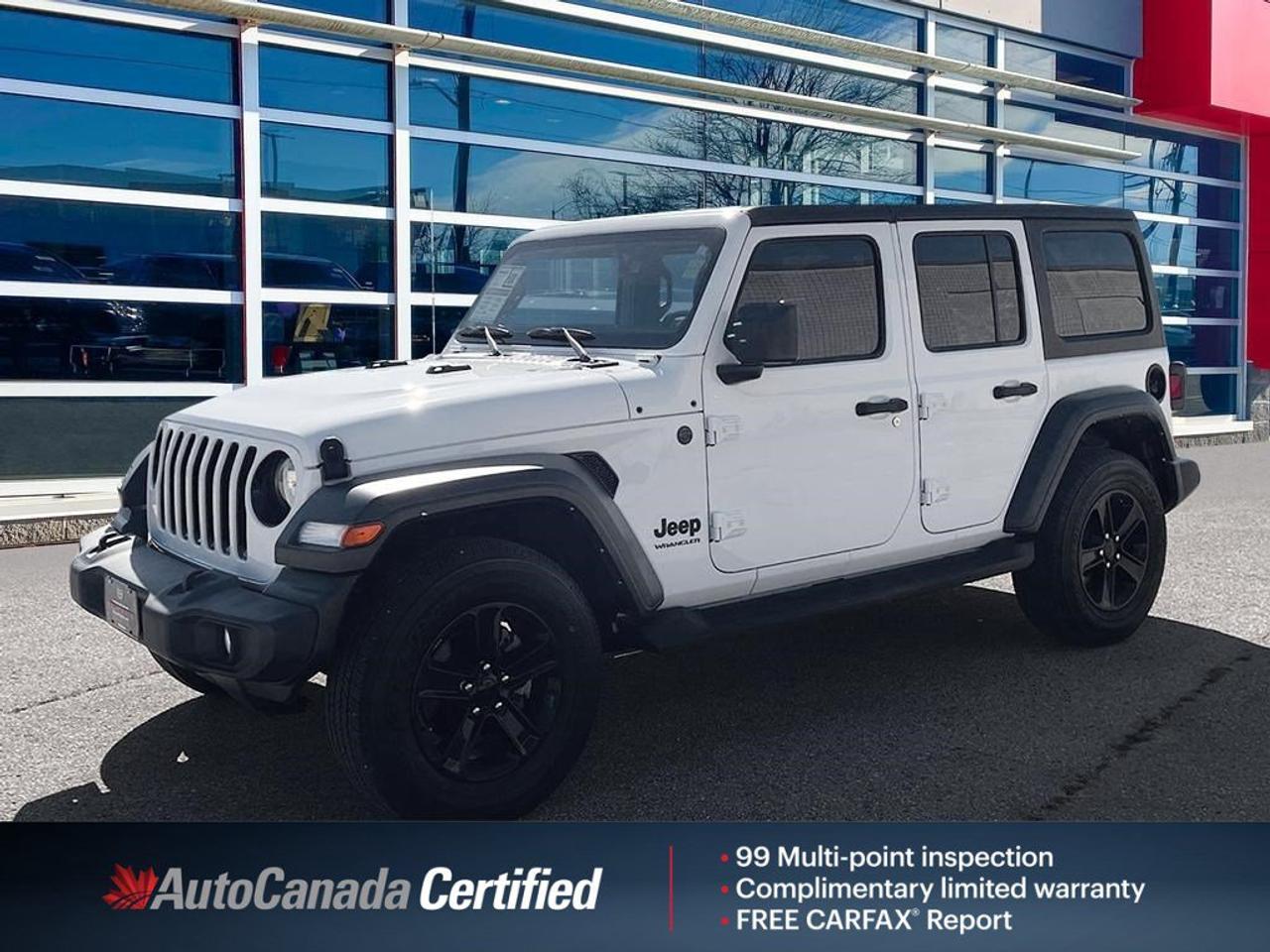 2023 Jeep Wrangler Sport Altitude | One Owner | Low KMS | Clean Carfax Report | Fully Certified | Ontario Vehicle | Photo