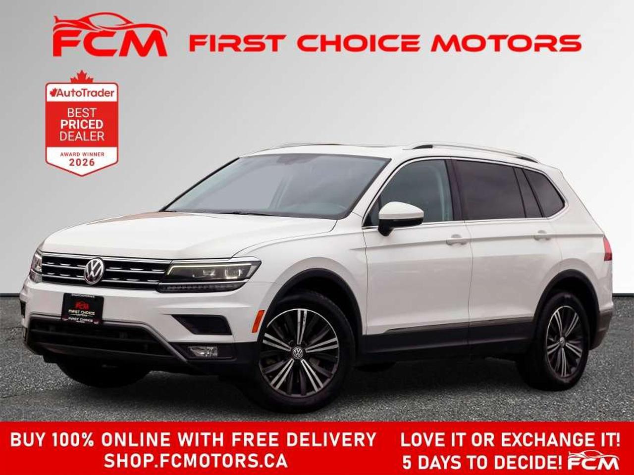 2018 Volkswagen Tiguan HIGHLINE 4MOTION   FULLY CERTIFIED WITH WARRANTY Photo0