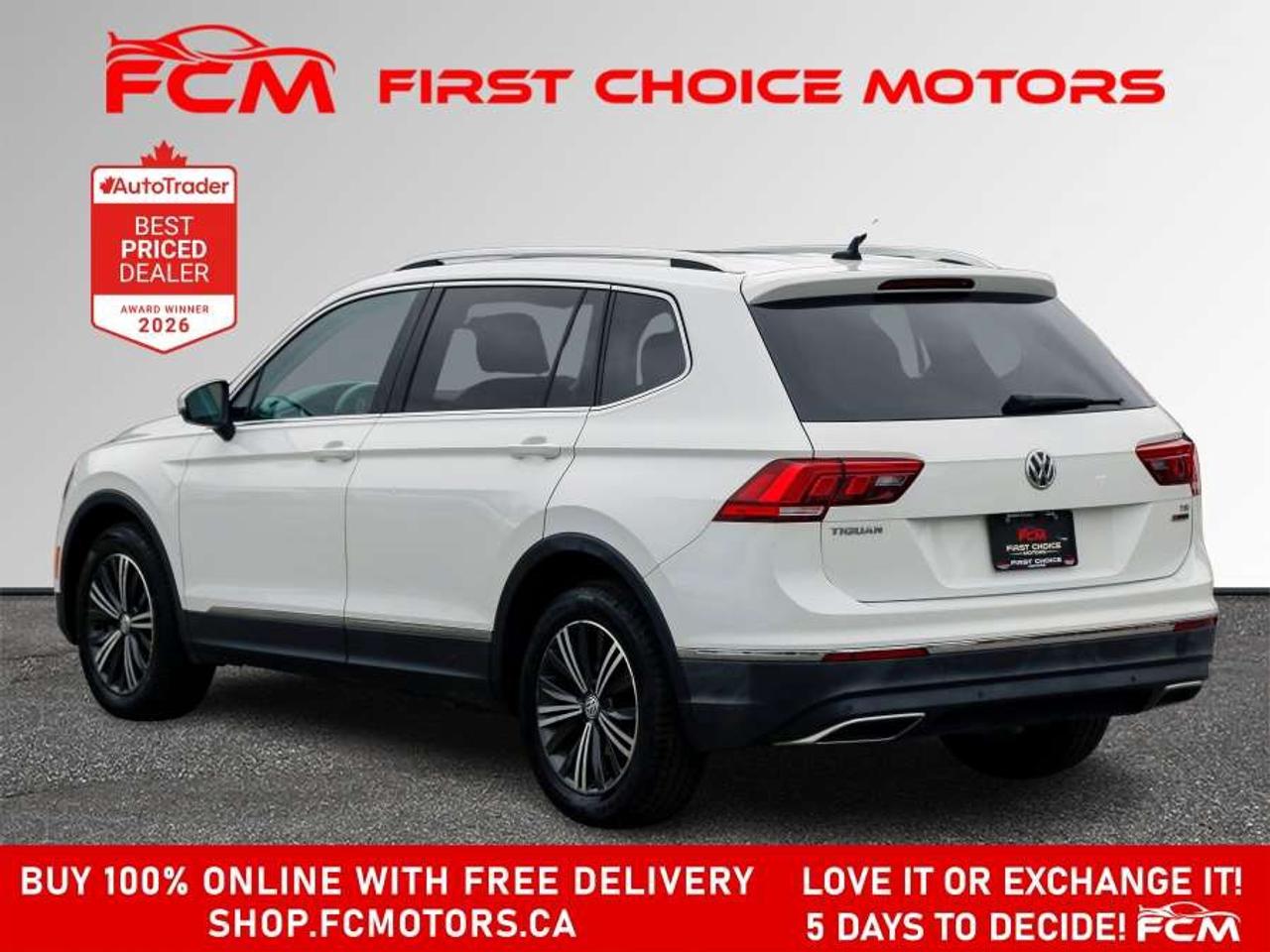 2018 Volkswagen Tiguan HIGHLINE 4MOTION   FULLY CERTIFIED WITH WARRANTY Photo