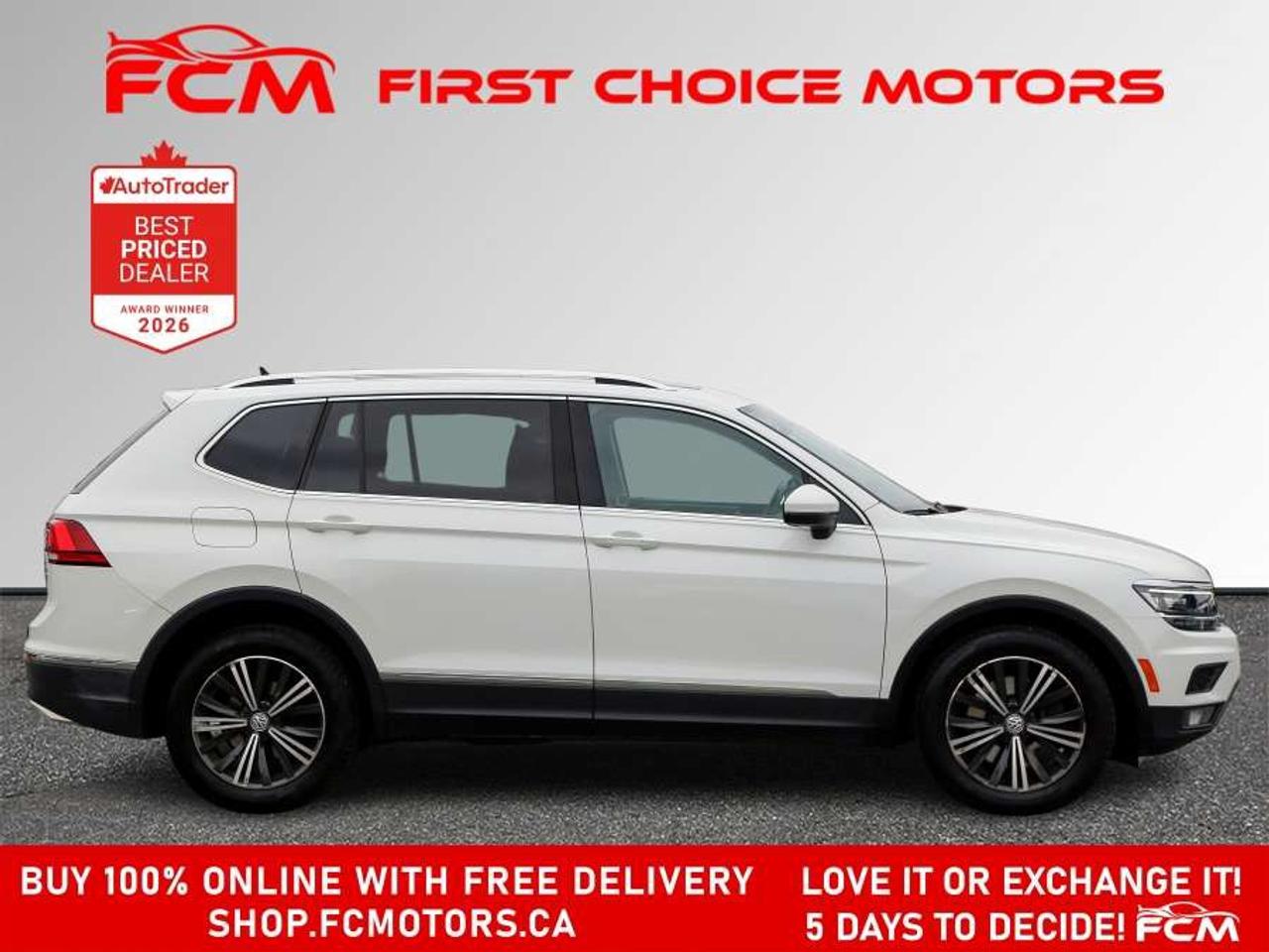 2018 Volkswagen Tiguan HIGHLINE 4MOTION   FULLY CERTIFIED WITH WARRANTY Photo