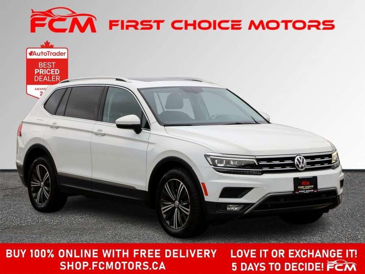 2018 Volkswagen Tiguan HIGHLINE 4MOTION   FULLY CERTIFIED WITH WARRANTY Photo