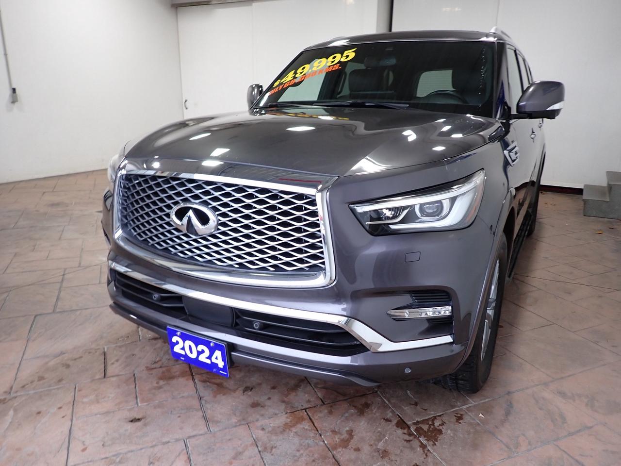 2024 Infiniti QX80 LUXE 4WD LEATHER NAVI SUNROOF 7 PASS Photo