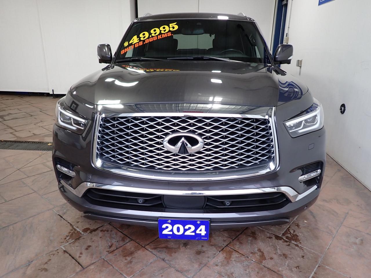 2024 Infiniti QX80 LUXE 4WD LEATHER NAVI SUNROOF 7 PASS Photo