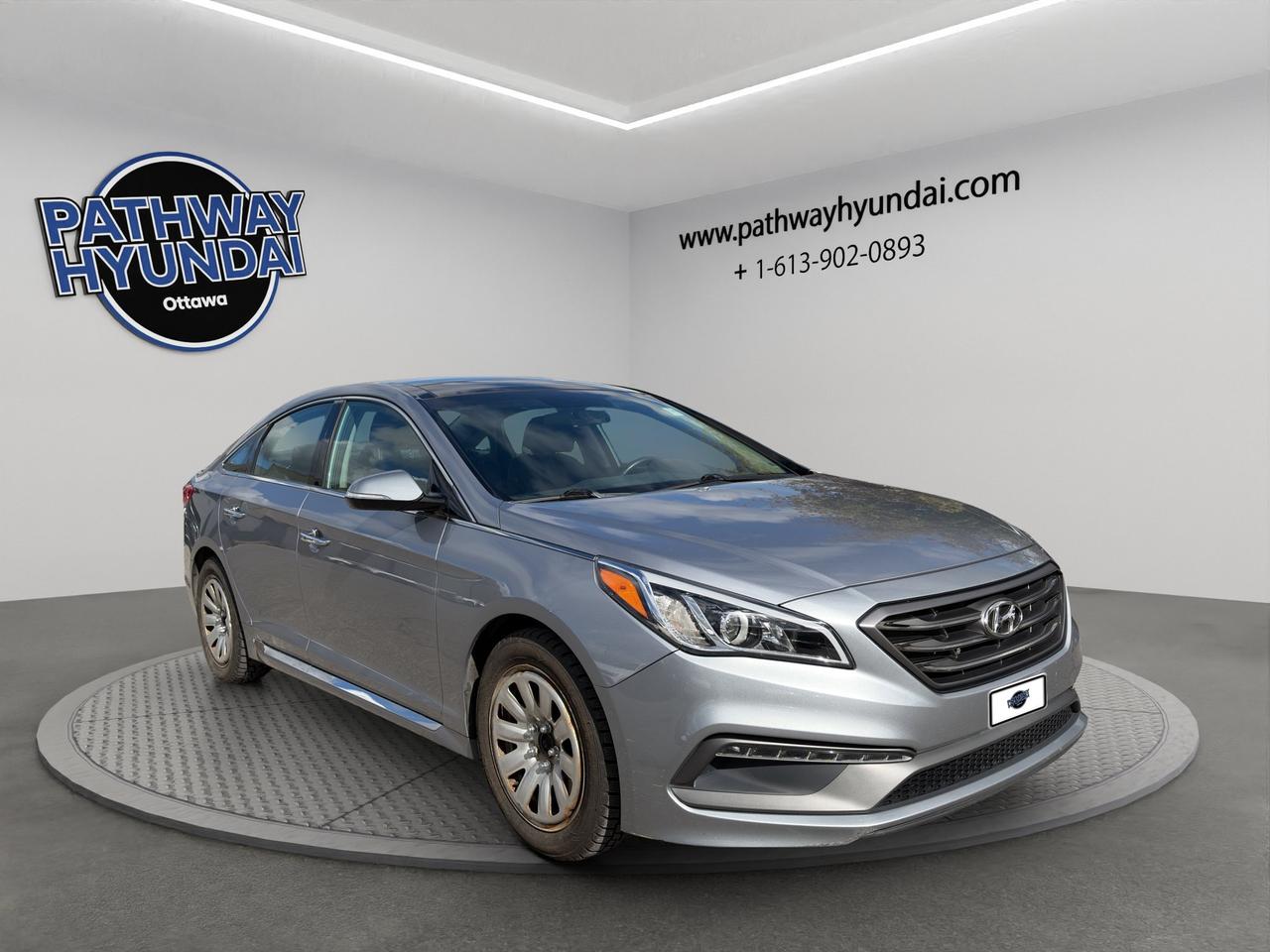 2015 Hyundai Sonata 2.4L Sport | Blind Spot Monitor | Cross-Traffic Alert | Cruise Control |  Sunroof | Photo0