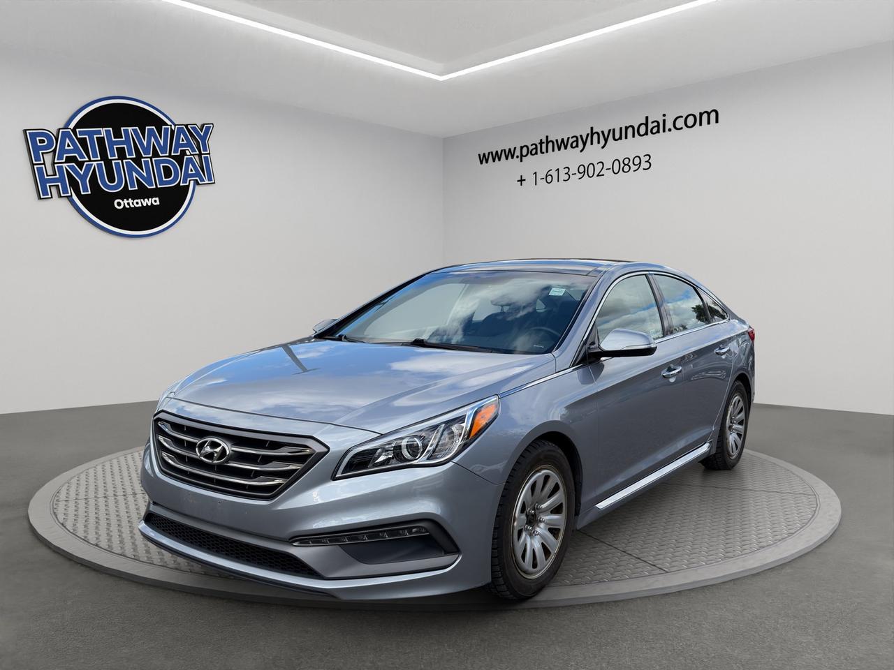 2015 Hyundai Sonata 2.4L Sport | Blind Spot Monitor | Cross-Traffic Alert | Cruise Control |  Sunroof | Photo