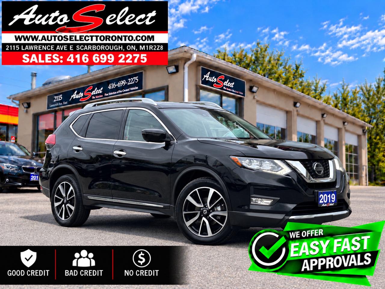 2019 Nissan Rogue SL AWD - Technology Pkg - Apple Carplay - Clean CP Photo0