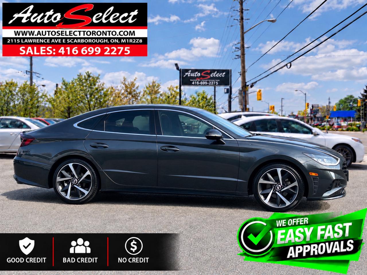 2022 Hyundai Sonata Sport Apple Carplay - Panoramic Sunroof - Clean Carfax Photo