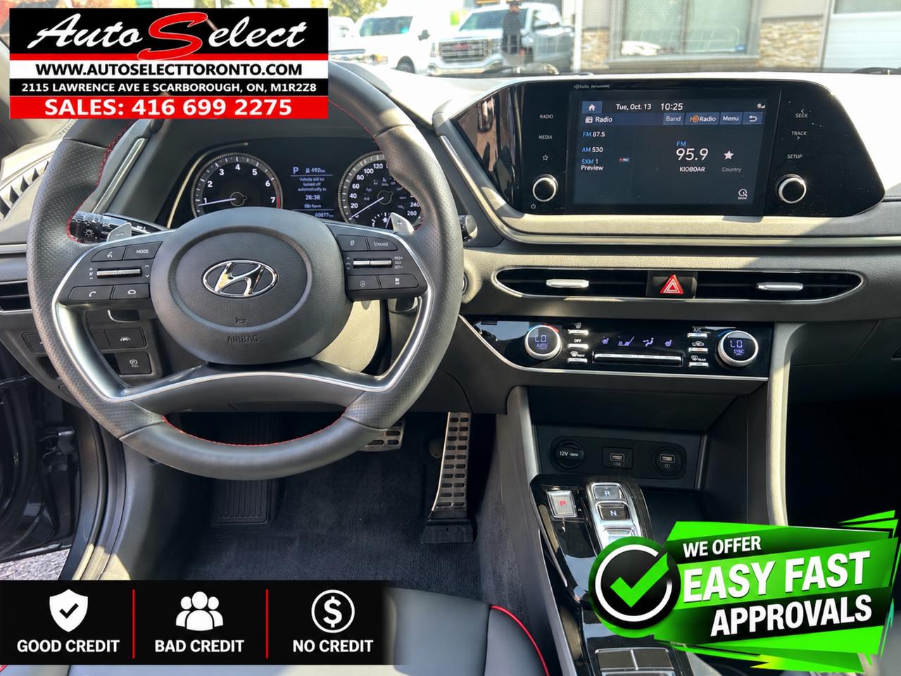 2022 Hyundai Sonata Sport Apple Carplay - Panoramic Sunroof - Clean Carfax Photo