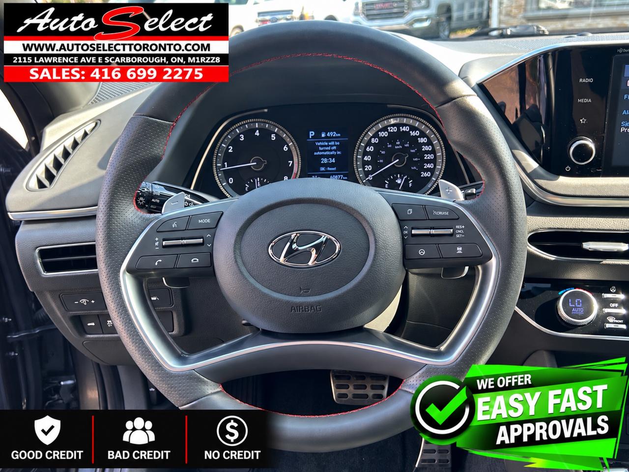 2022 Hyundai Sonata Sport Apple Carplay - Panoramic Sunroof - Clean Carfax Photo