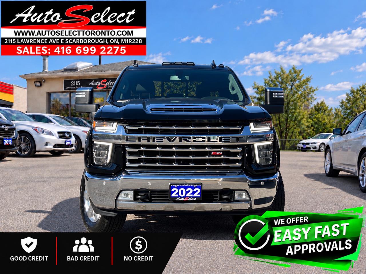 2022 Chevrolet Silverado 2500 HD LTZ **Diesel** 4x4 - Z71 Pkg - Sunroof - Clean Carfax Photo
