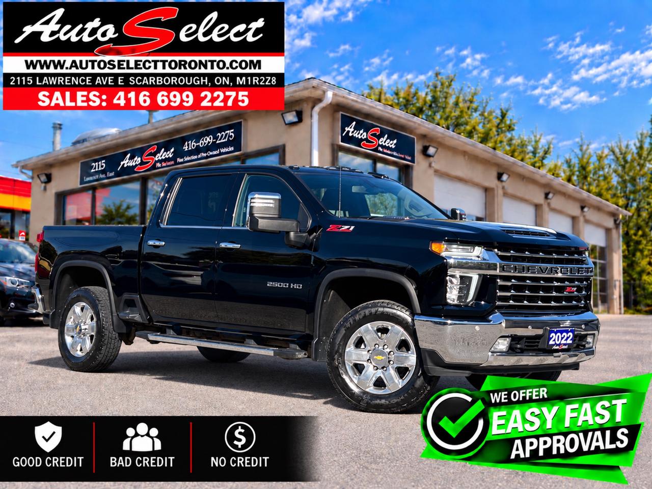 2022 Chevrolet Silverado 2500 HD LTZ **Diesel** 4x4 - Z71 Pkg - Sunroof - Clean Carfax Photo