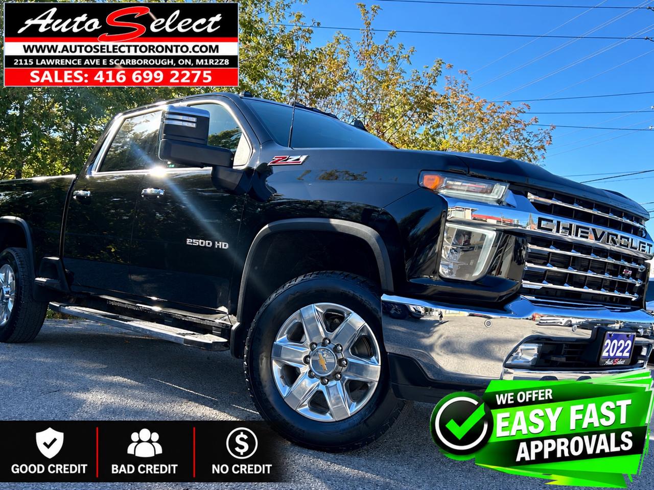 2022 Chevrolet Silverado 2500 HD LTZ **Diesel** 4x4 - Z71 Pkg - Sunroof - Clean Carfax Photo