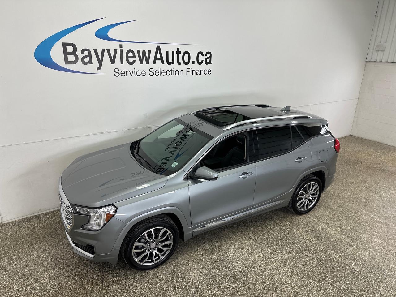 2024 GMC Terrain Denali DENALI/AWD/PANOROOF/LEATHER/NAVI/OFF 1 OWNER GM LEASE! Photo0