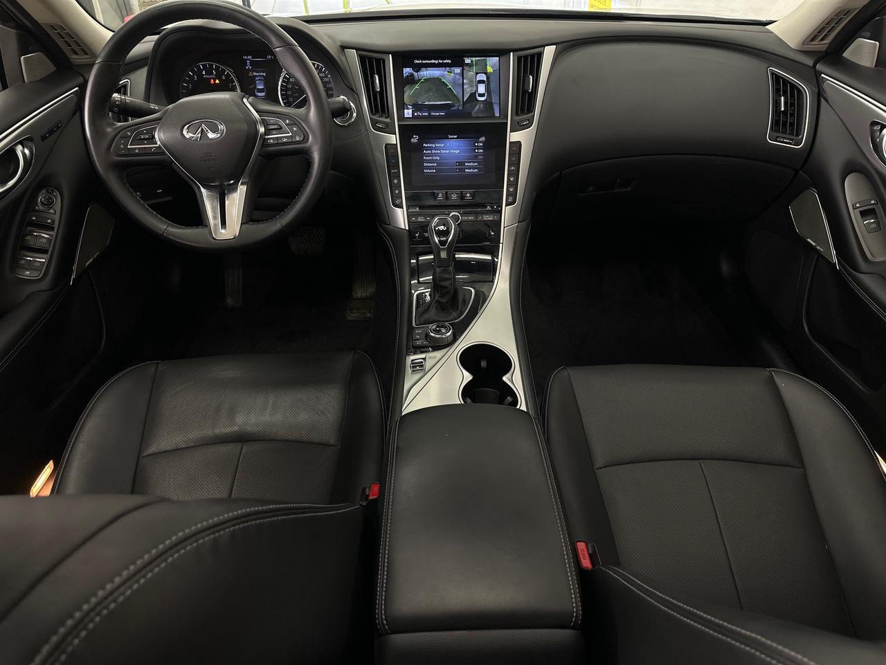 2024 Infiniti Q50 Luxe LUXE/AWD/LEATHER/ROOF/NAVI/28KM/OFF 1 OWNER LEASE! Photo