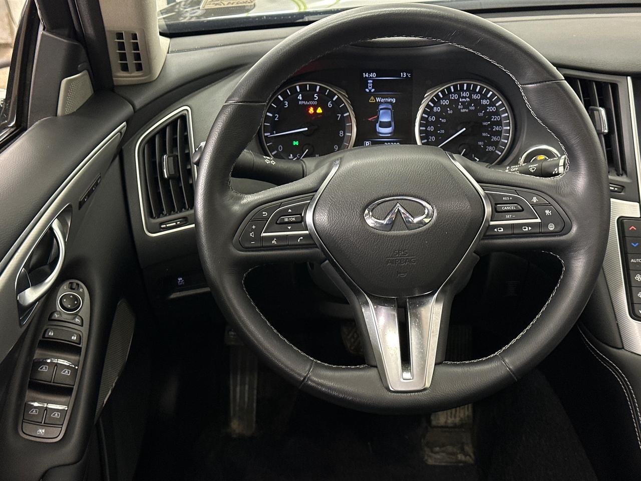 2024 Infiniti Q50 Luxe LUXE/AWD/LEATHER/ROOF/NAVI/28KM/OFF 1 OWNER LEASE! Photo