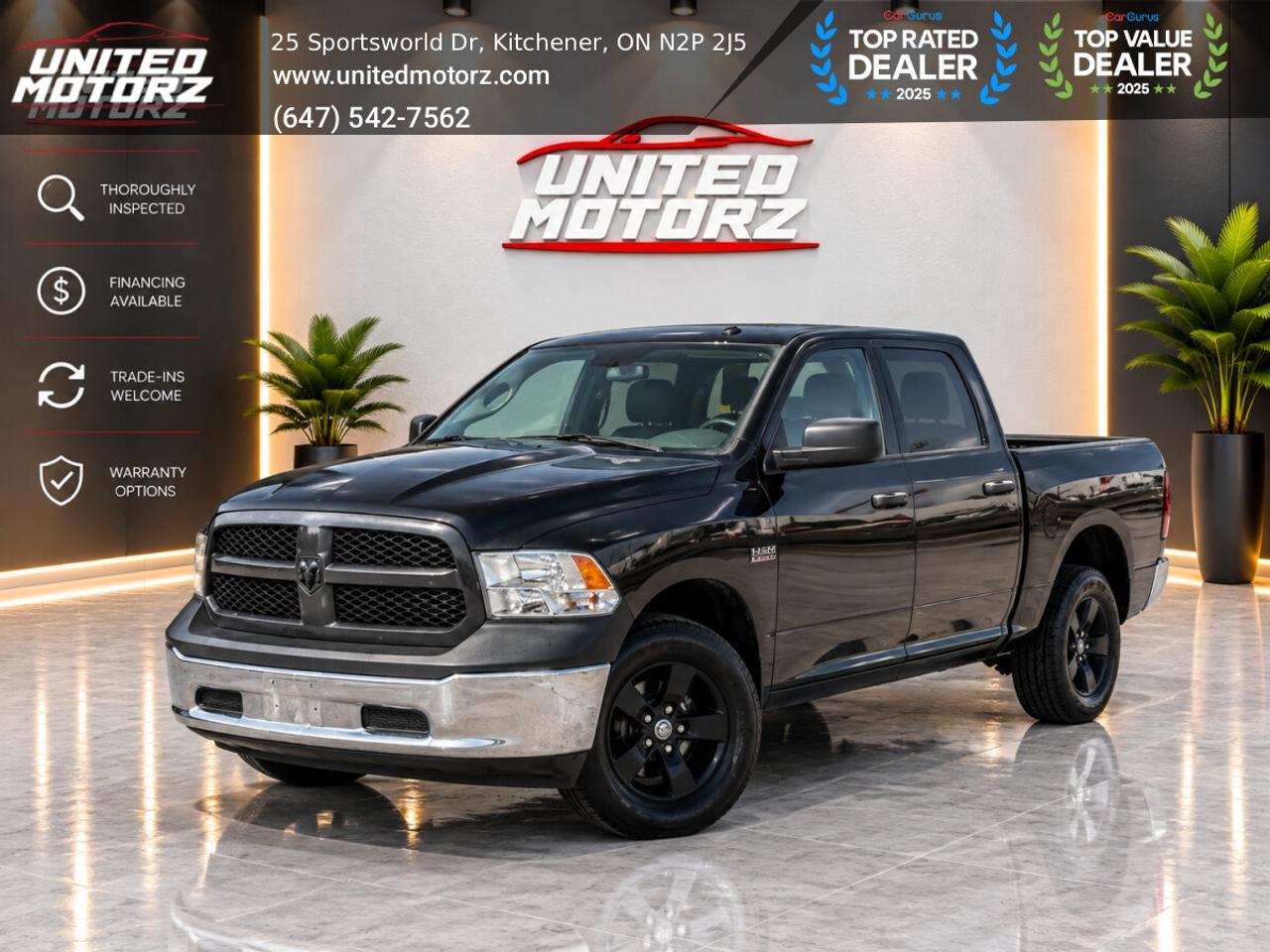 2017 RAM 1500 ST CREW CAB 140.5" 4WD 5.7L~SAFETY CERTIFIED~ Photo