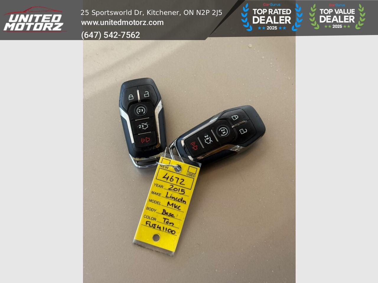 2015 Lincoln MKC AWD 2.0L 4cyl~SAFETY CERTIFIED~21 Service Records~ Photo