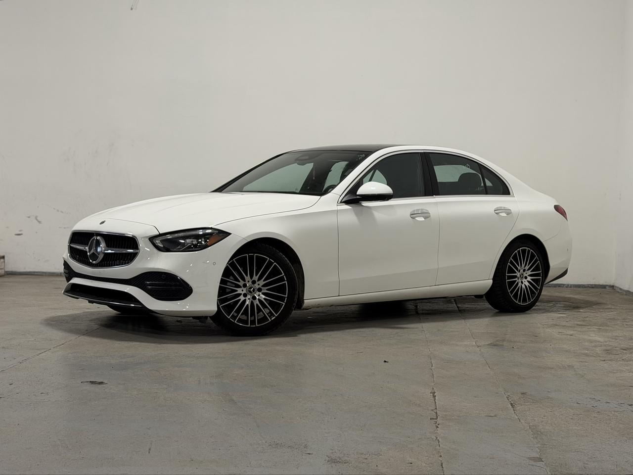 White 2023 Mercedes-Benz C-Class Sedan All-Wheel Drive Automatic