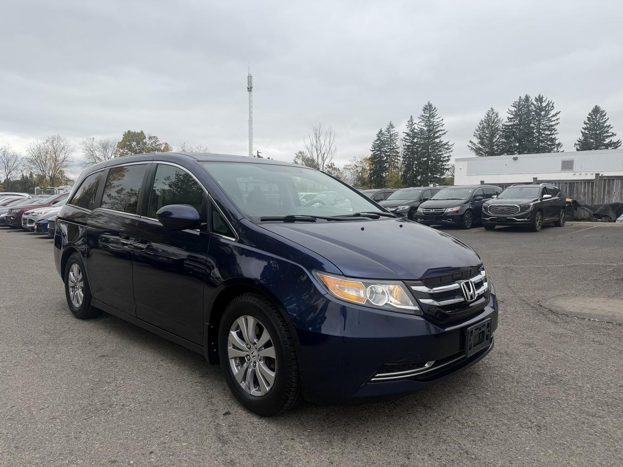 Black 2016 Honda Odyssey Minivan Front-Wheel Drive Automatic