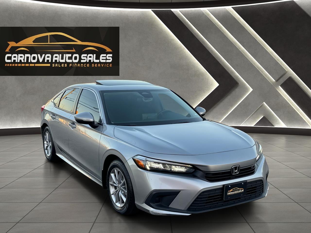 2022 Honda Civic EX+CLEAN CARFAX+Roof+New Brakes! Photo