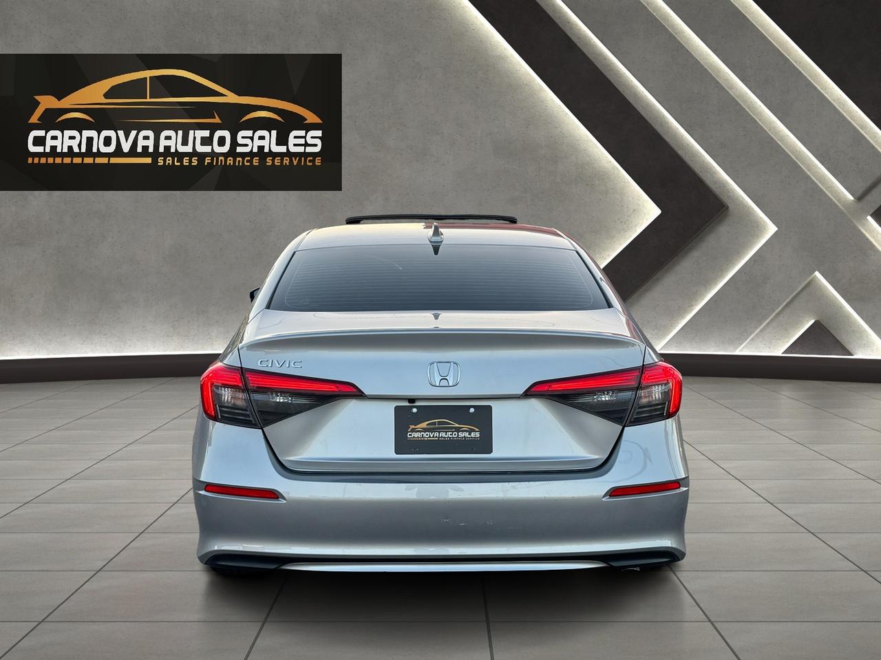 2022 Honda Civic EX+CLEAN CARFAX+Roof+New Brakes! Photo
