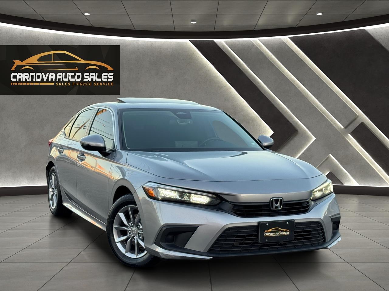 2022 Honda Civic EX+CLEAN CARFAX+Roof+New Brakes! Photo