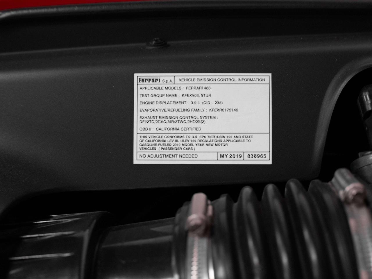 2019 Ferrari 488 Spider  Photo