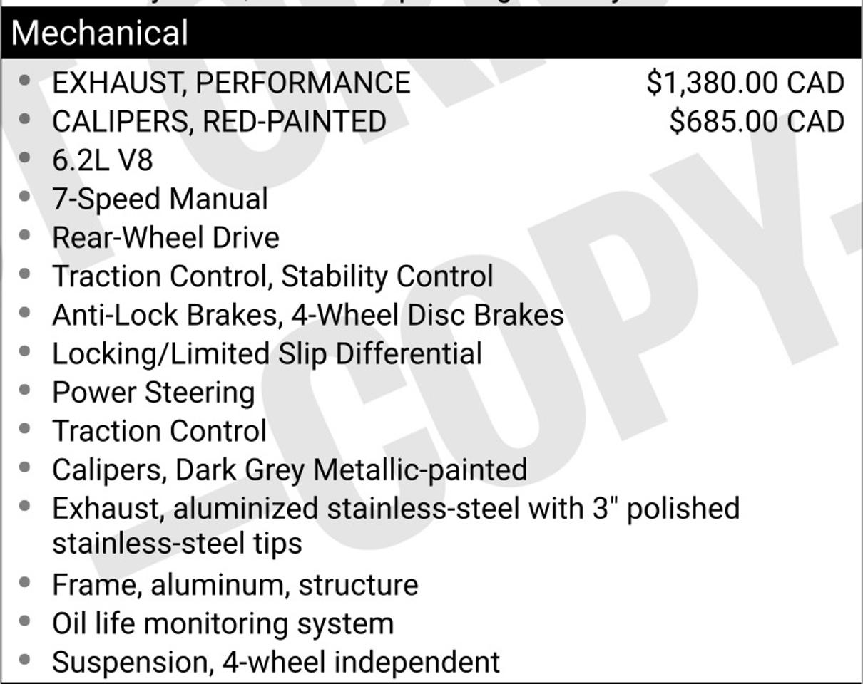 2016 Chevrolet Corvette 3LT | MANUAL | PERFORMANCE EXHAUST | BOSE | HUD Photo