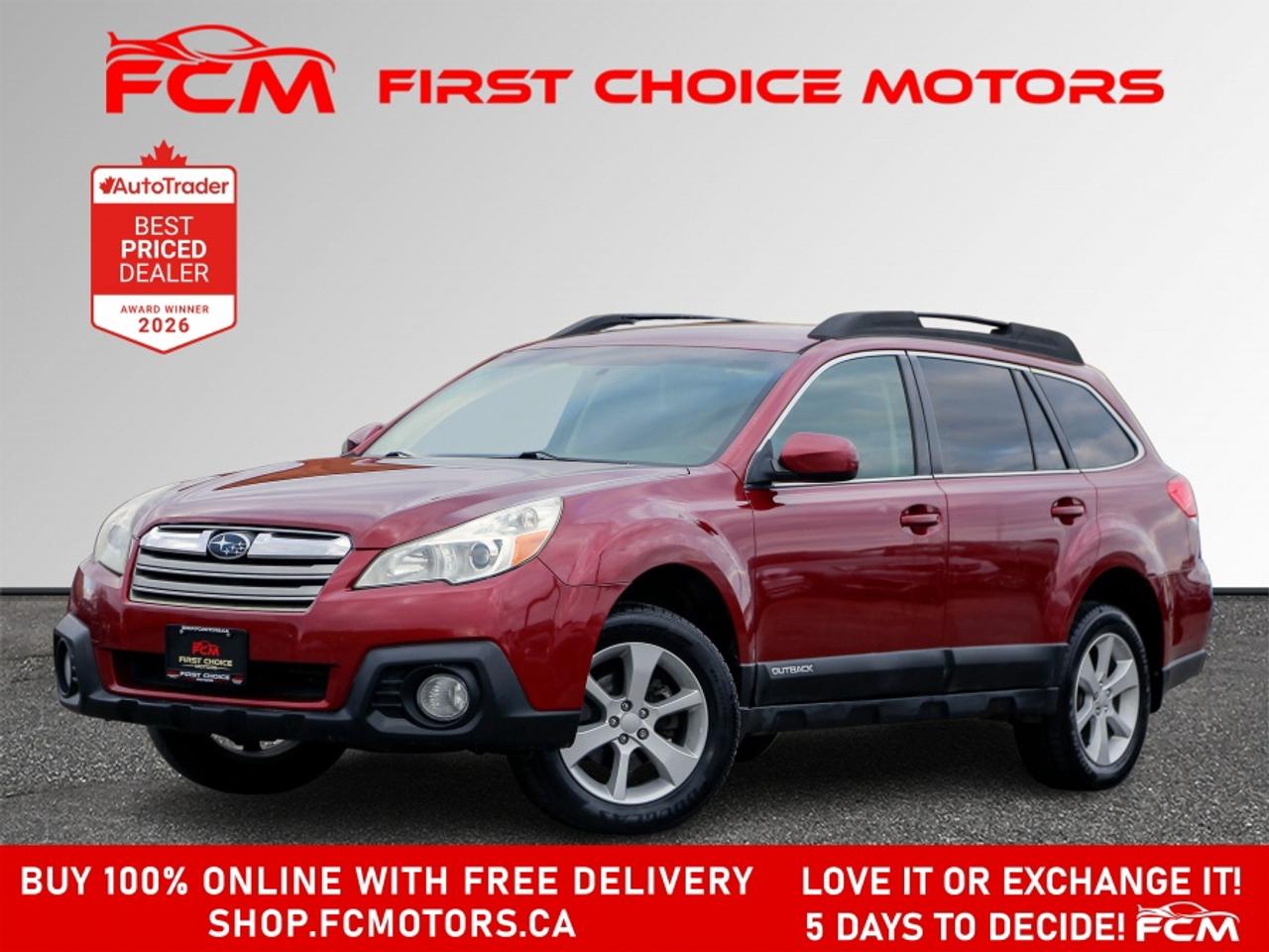 2013 Subaru Outback TOURING | FULLY CERTIFIED WITH WARRANTY Photo0