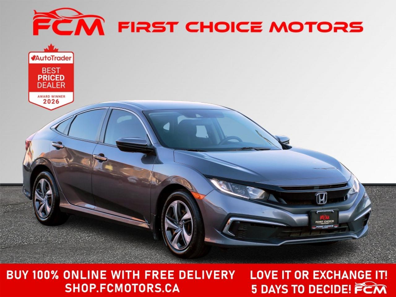 2020 Honda Civic LX | FULLY CERTIFIED WITH WARRANTY Photo