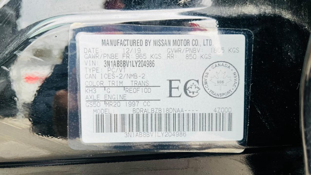 2020 Nissan Sentra S Plus Photo