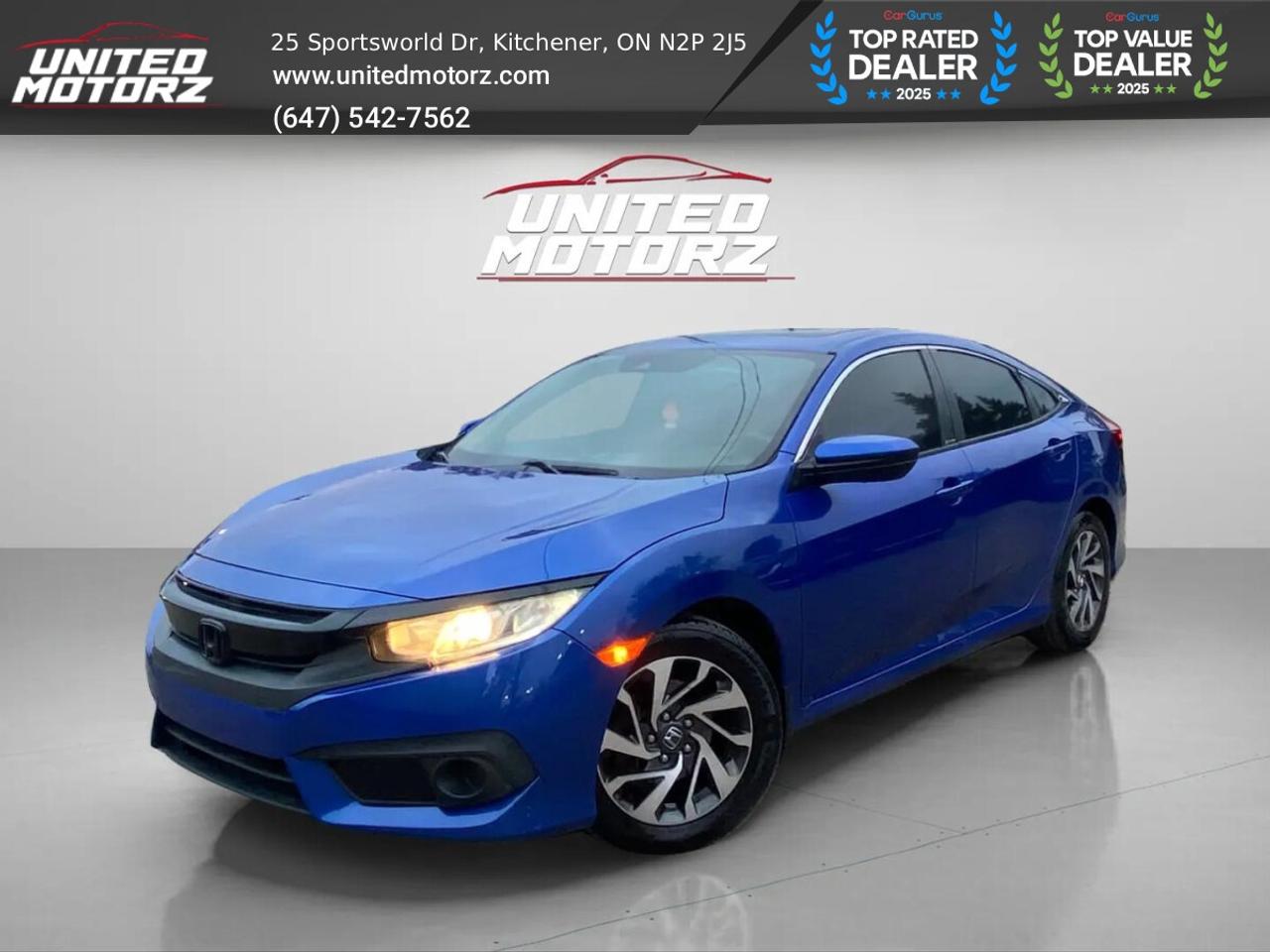 2017 Honda Civic CVT EX FWD 2.0L 4cyl~SAFETY CERTIFIED~ Photo1