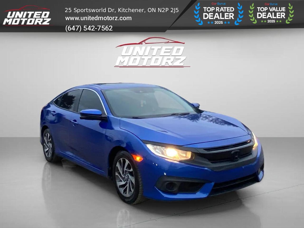 2017 Honda Civic CVT EX FWD 2.0L 4cyl~SAFETY CERTIFIED~ Photo