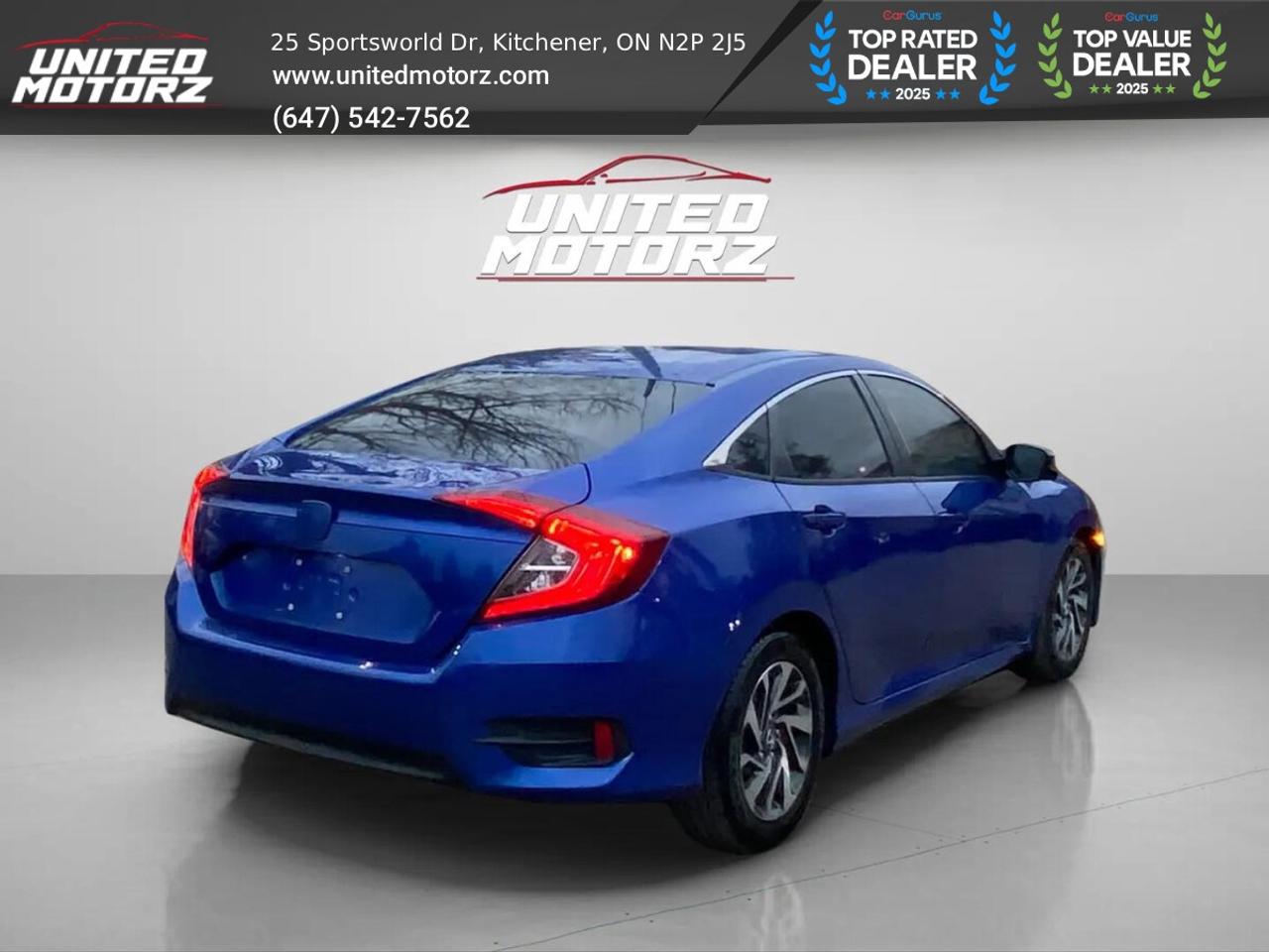 2017 Honda Civic CVT EX FWD 2.0L 4cyl~SAFETY CERTIFIED~ Photo