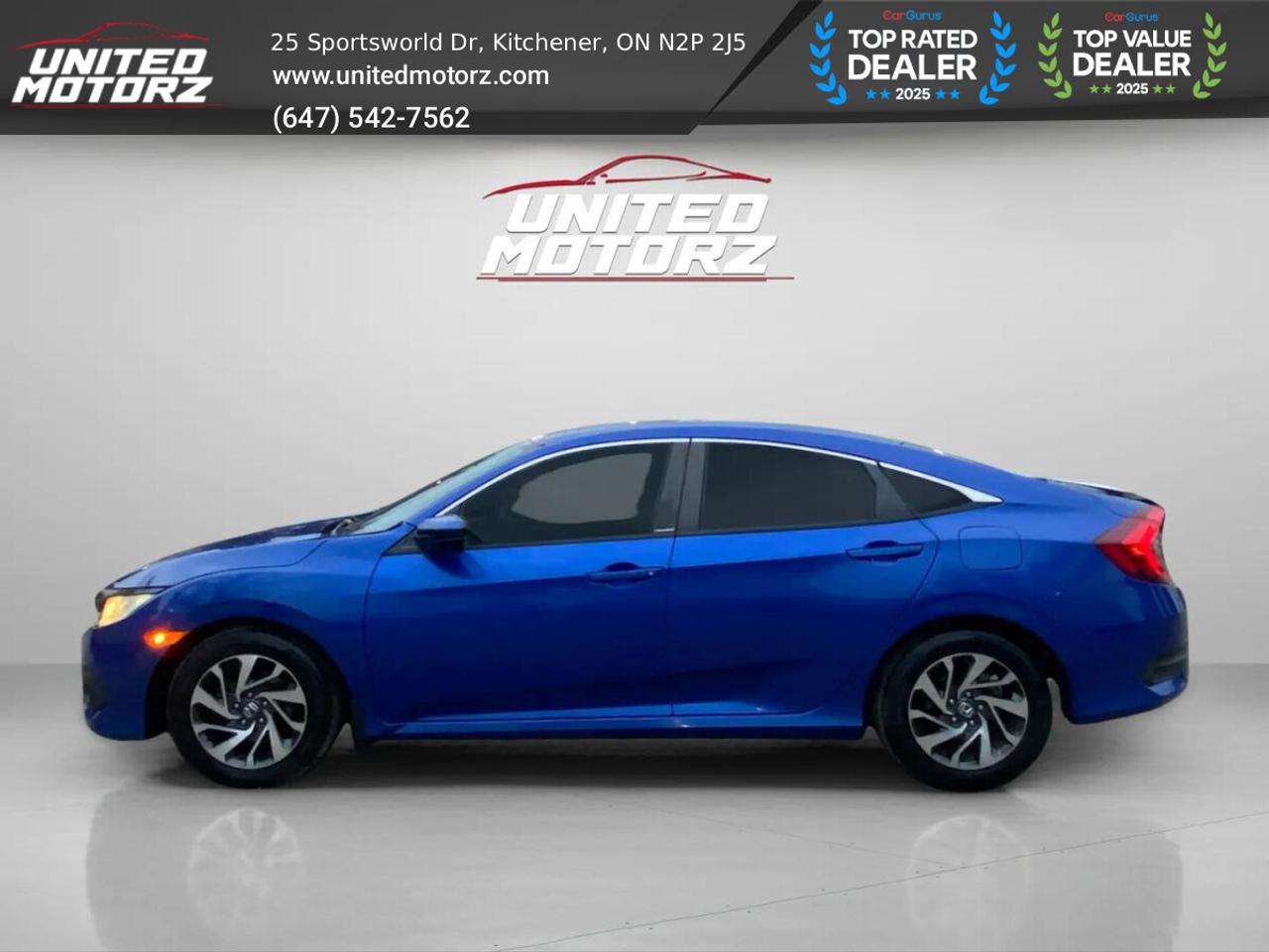 2017 Honda Civic CVT EX FWD 2.0L 4cyl~SAFETY CERTIFIED~ Photo