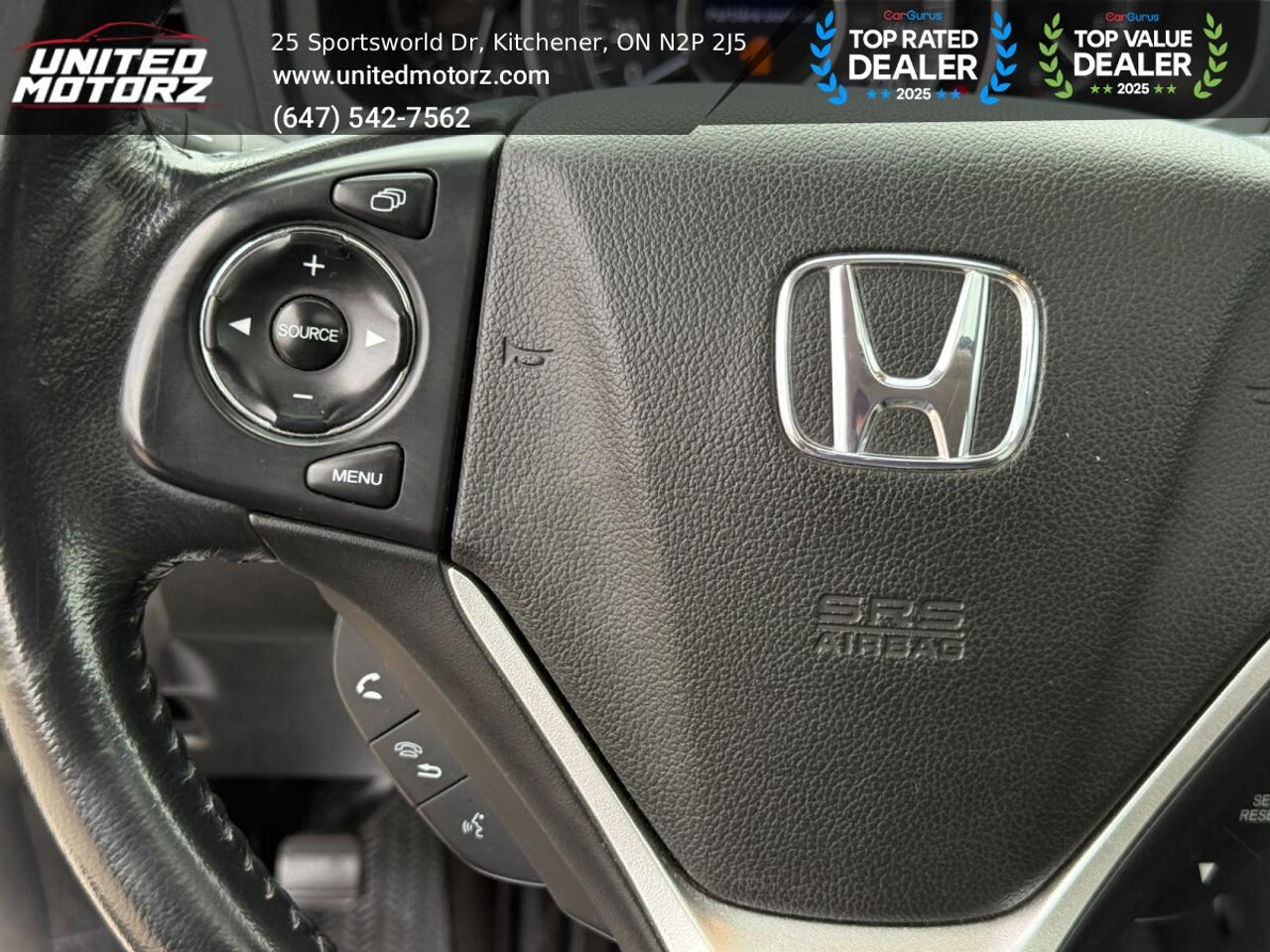2016 Honda CR-V Touring AWD 2.4L~SAFETY CERTIFIED~ Photo