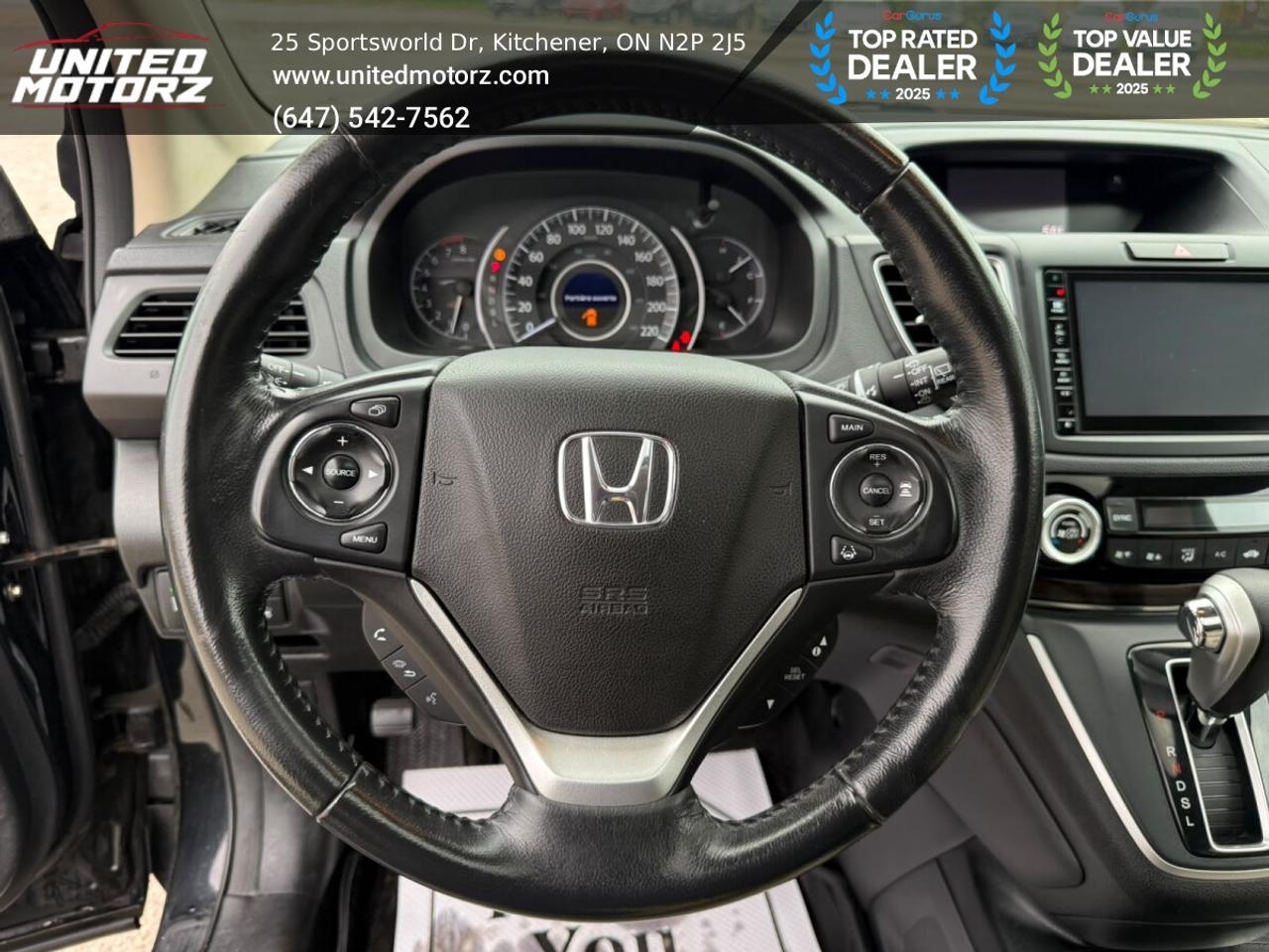 2016 Honda CR-V Touring AWD 2.4L~SAFETY CERTIFIED~ Photo