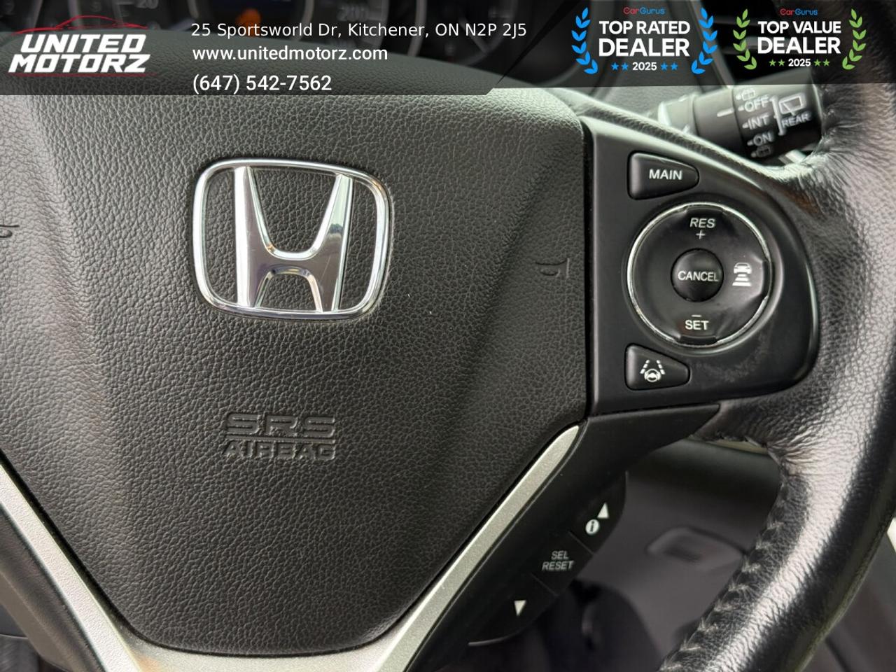 2016 Honda CR-V Touring AWD 2.4L~SAFETY CERTIFIED~ Photo