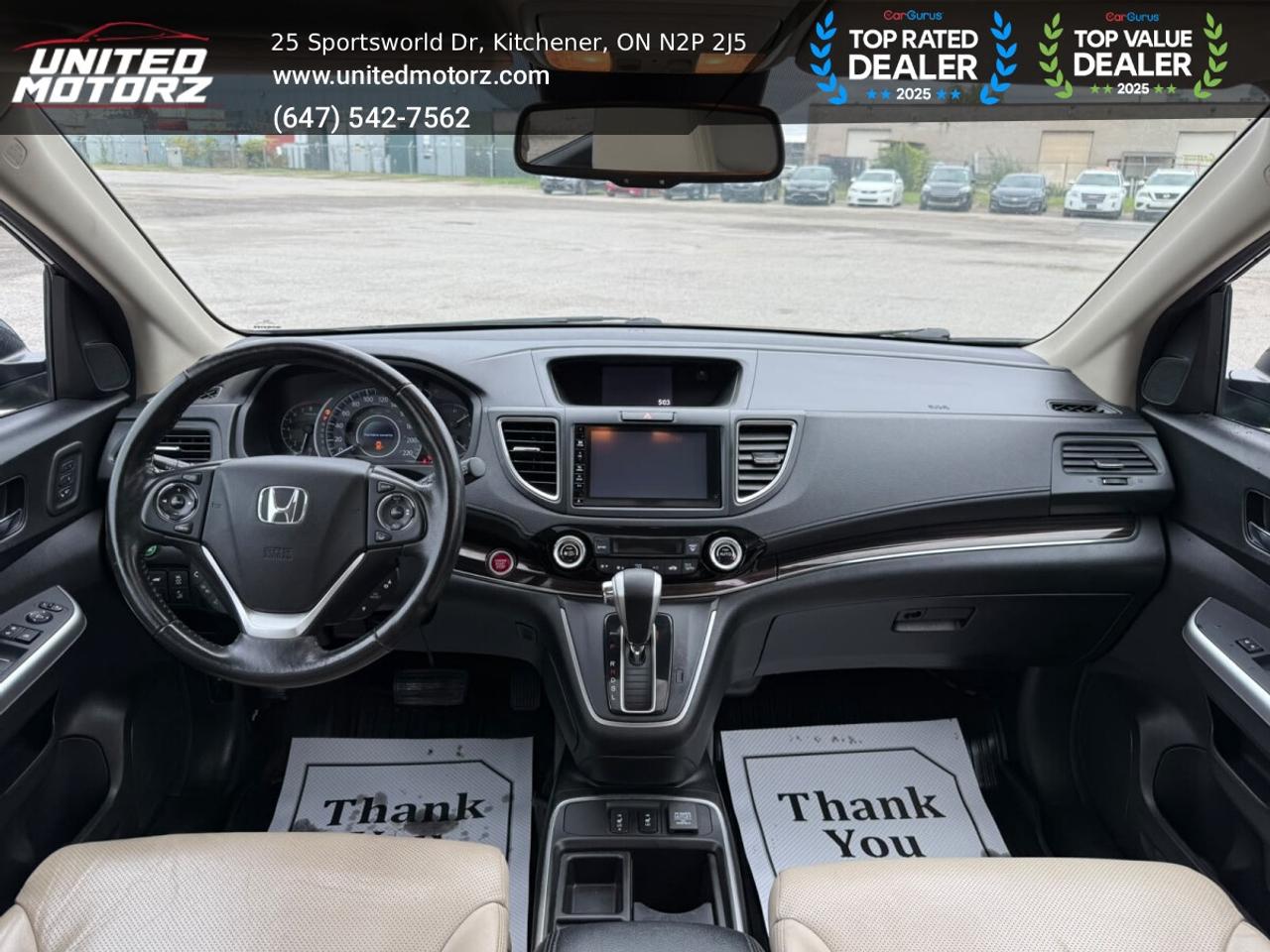 2016 Honda CR-V Touring AWD 2.4L~SAFETY CERTIFIED~ Photo